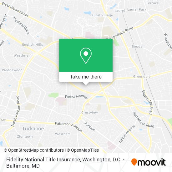 Mapa de Fidelity National Title Insurance