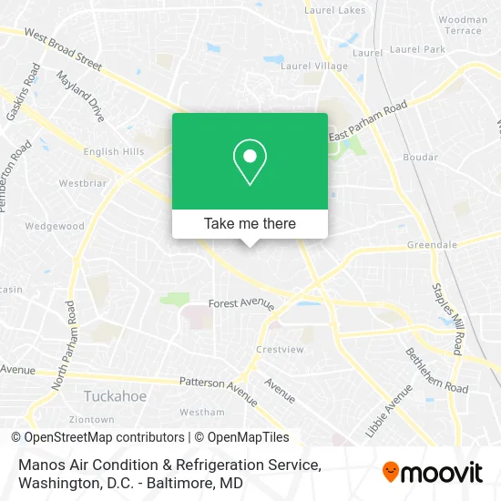 Manos Air Condition & Refrigeration Service map