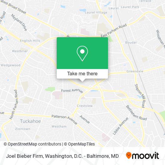 Joel Bieber Firm map