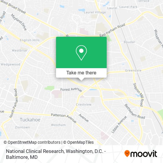 Mapa de National Clinical Research