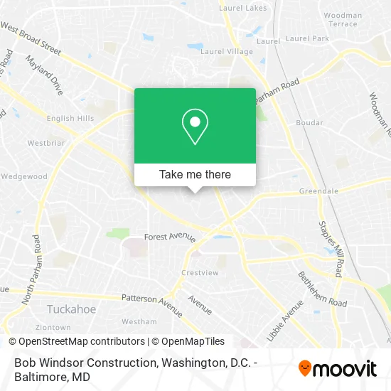 Bob Windsor Construction map