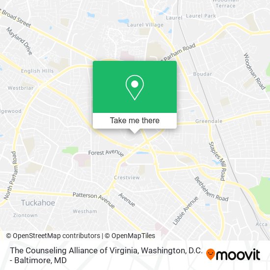 Mapa de The Counseling Alliance of Virginia