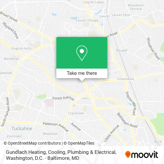Gundlach Heating, Cooling, Plumbing & Electrical map