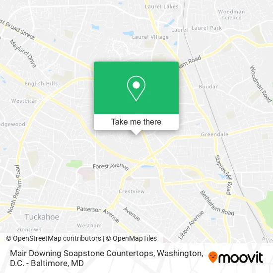 Mair Downing Soapstone Countertops map