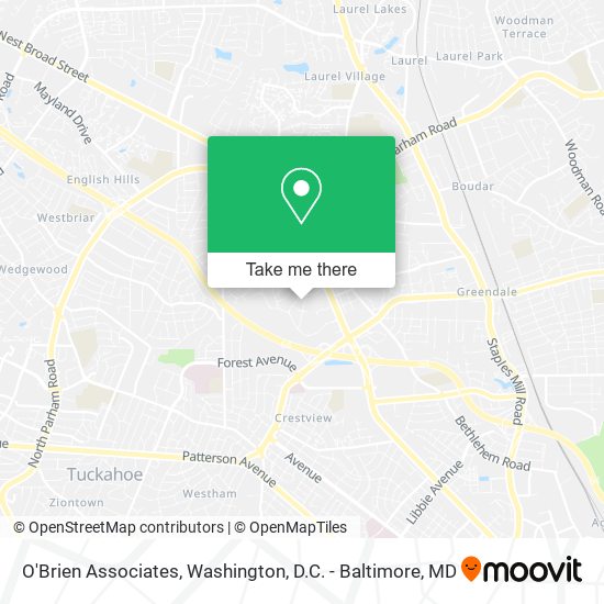 O'Brien Associates map