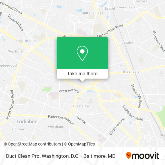 Duct Clean Pro map