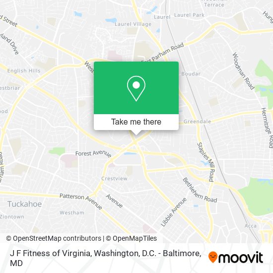 J F Fitness of Virginia map