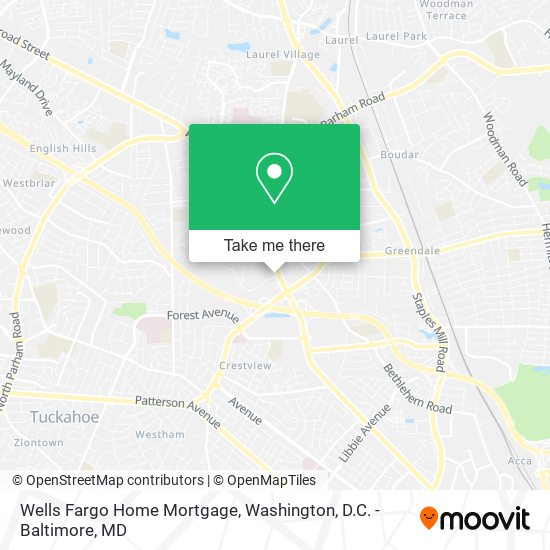 Wells Fargo Home Mortgage map