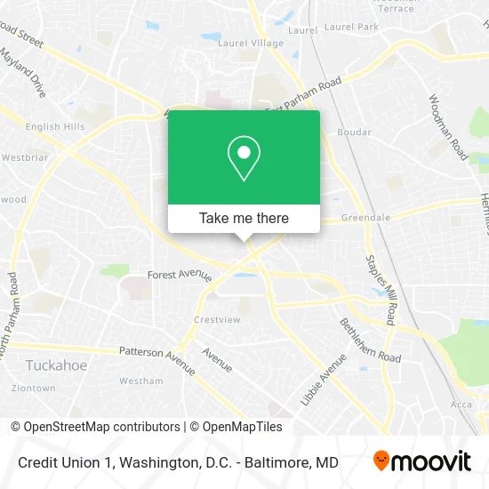 Credit Union 1 map