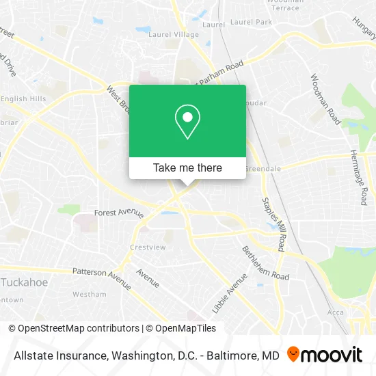 Allstate Insurance map