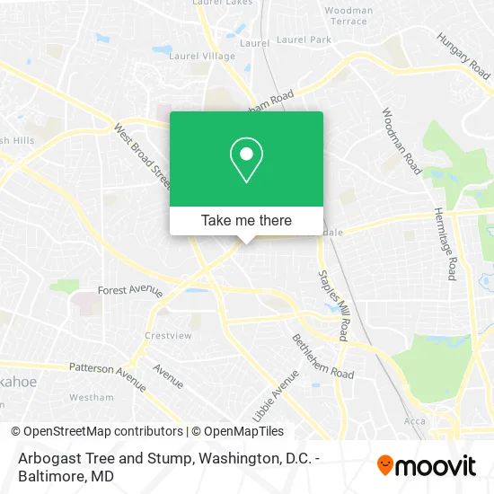 Arbogast Tree and Stump map