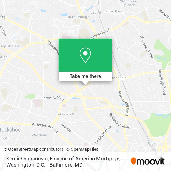 Semir Osmanovic, Finance of America Mortgage map
