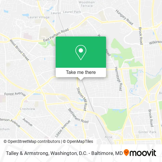 Talley & Armstrong map