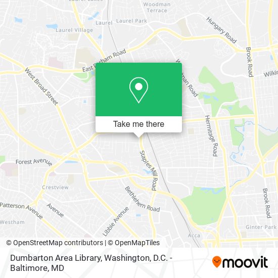 Dumbarton Area Library map