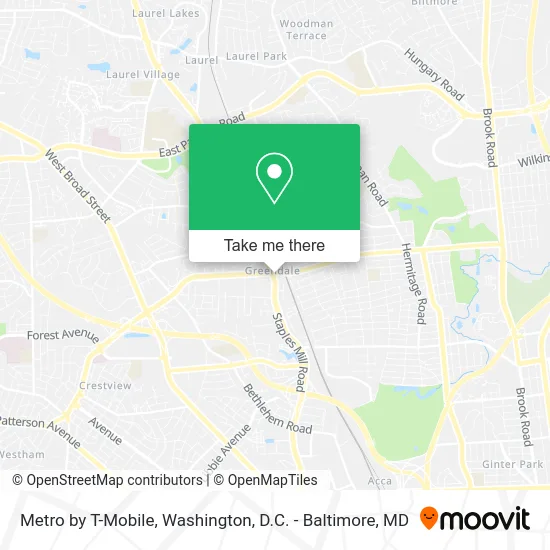 Metro by T-Mobile map