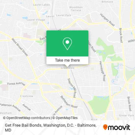 Get Free Bail Bonds map