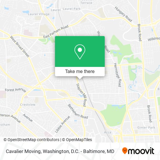 Cavalier Moving map