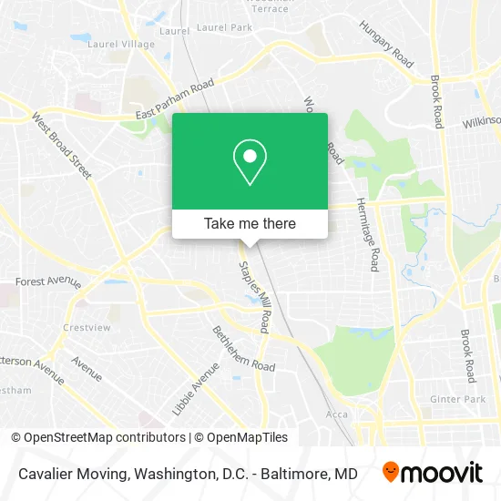 Cavalier Moving map
