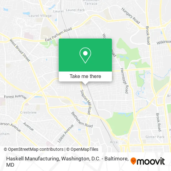 Haskell Manufacturing map