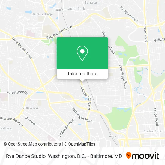 Rva Dance Studio map