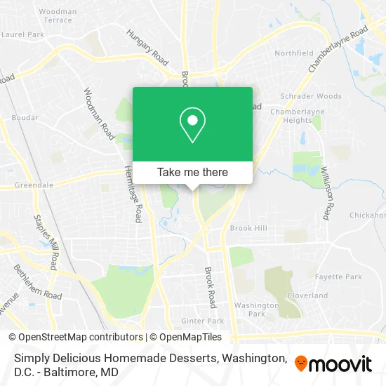 Simply Delicious Homemade Desserts map