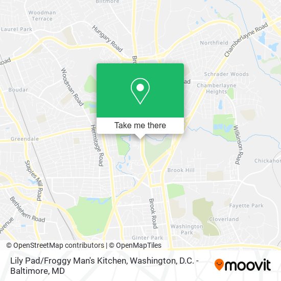 Mapa de Lily Pad/Froggy Man's Kitchen