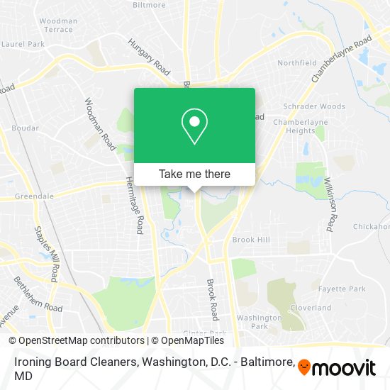 Mapa de Ironing Board Cleaners