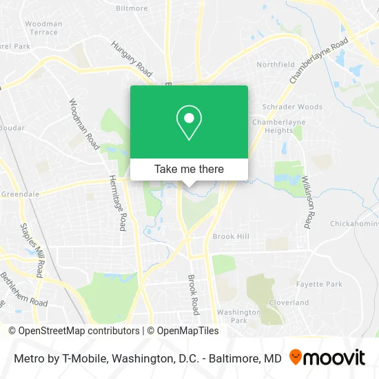 Metro by T-Mobile map