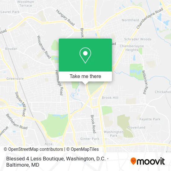 Blessed 4 Less Boutique map