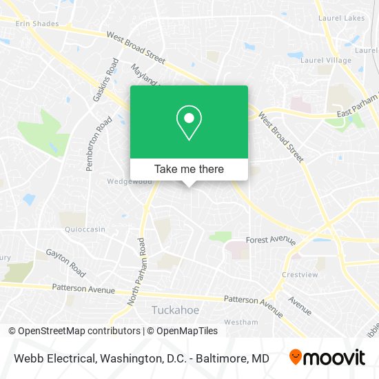 Mapa de Webb Electrical