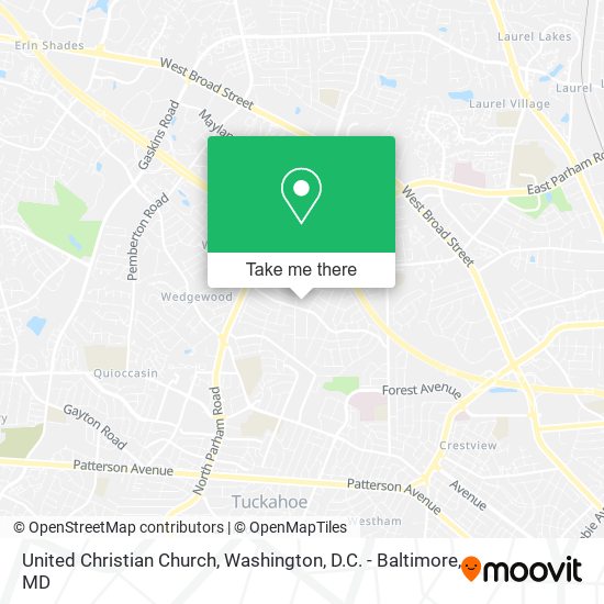 Mapa de United Christian Church