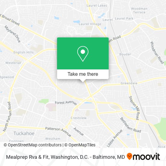 Mapa de Mealprep Rva & Fit