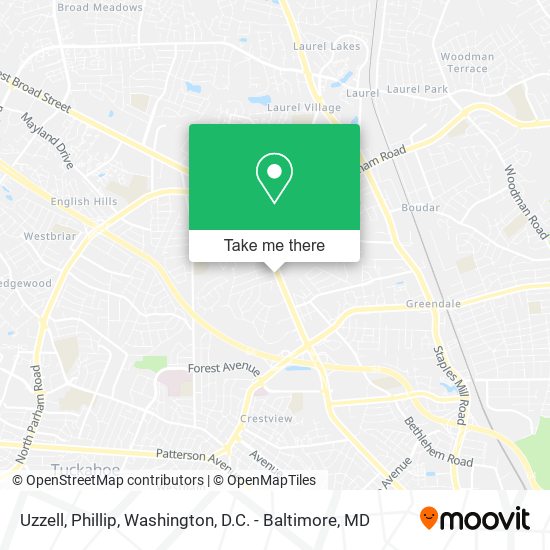 Mapa de Uzzell, Phillip