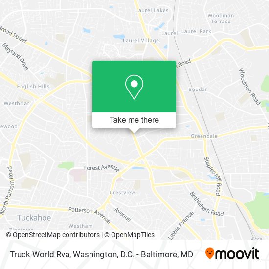 Truck World Rva map
