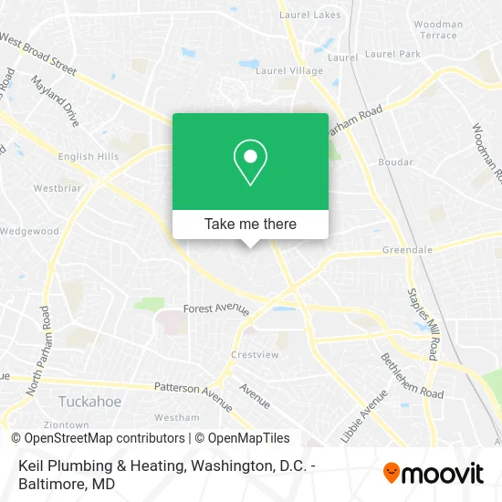 Keil Plumbing & Heating map