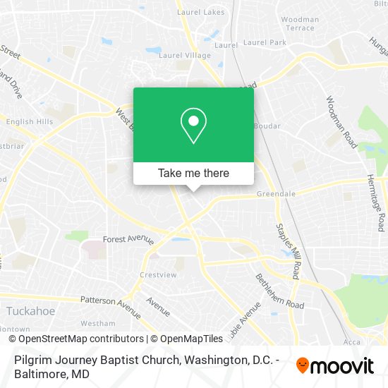 Pilgrim Journey Baptist Church map