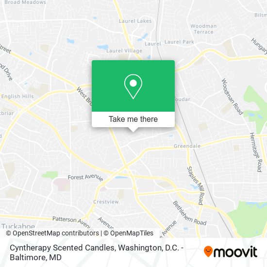 Cyntherapy Scented Candles map