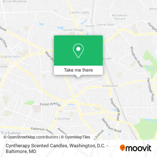 Cyntherapy Scented Candles map