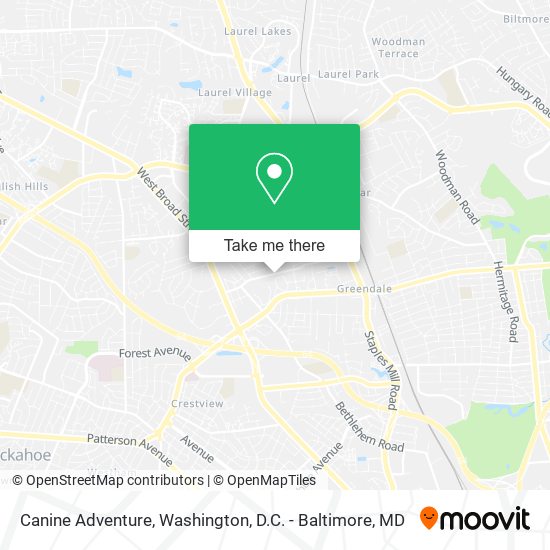 Canine Adventure map