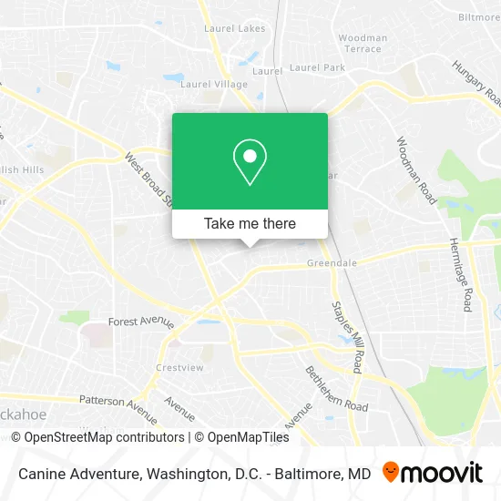 Canine Adventure map