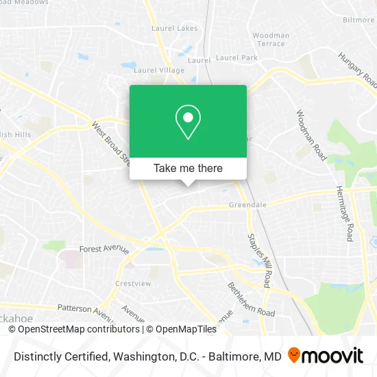 Distinctly Certified map