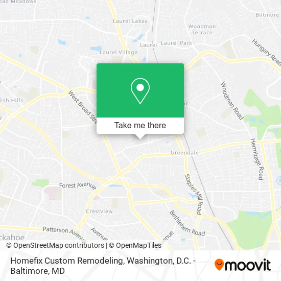 Homefix Custom Remodeling map