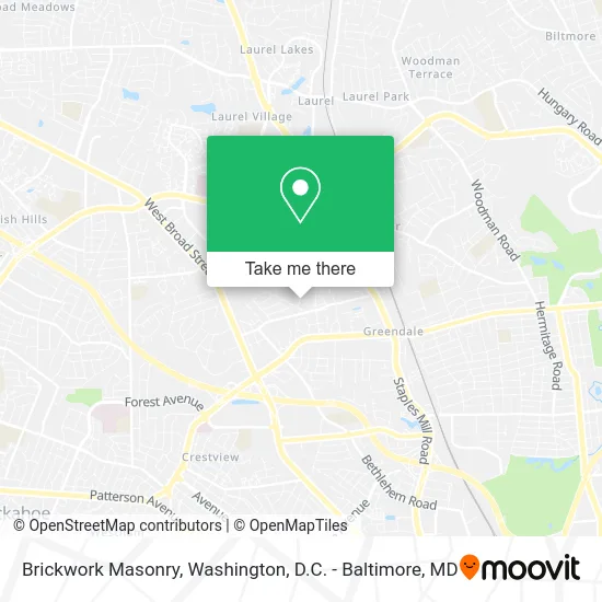 Brickwork Masonry map