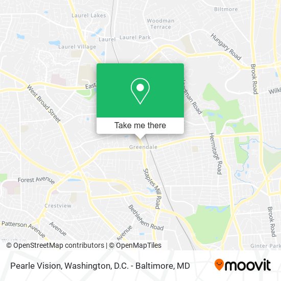 Pearle Vision map