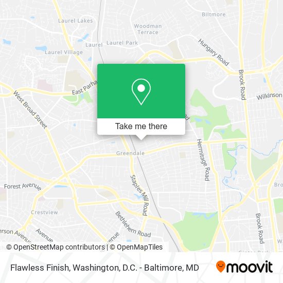 Mapa de Flawless Finish