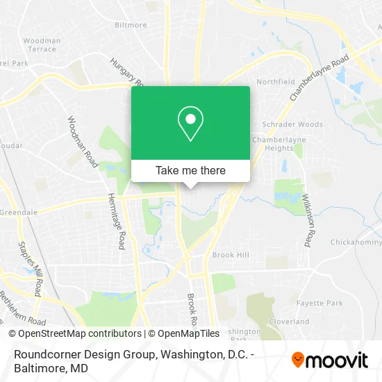 Roundcorner Design Group map