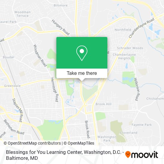 Mapa de Blessings for You Learning Center