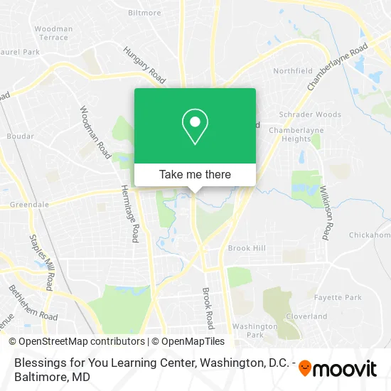 Blessings for You Learning Center map