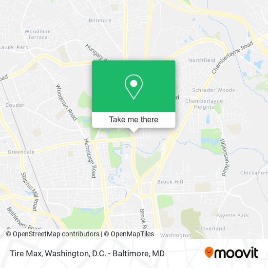 Tire Max map