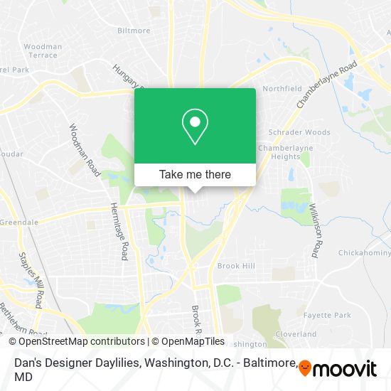 Dan's Designer Daylilies map